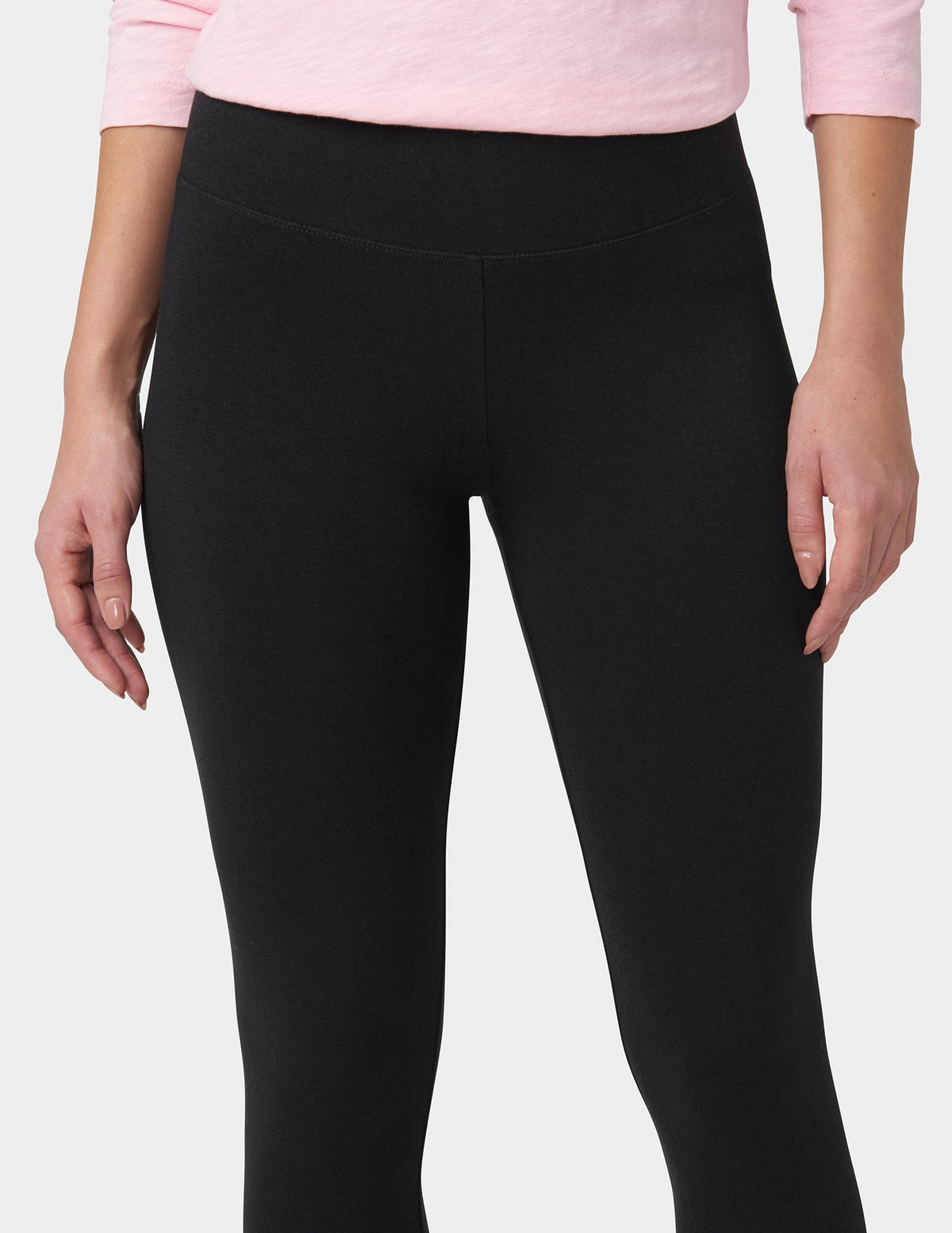 Hue Ultra Leggings with Wide Waistband - Black