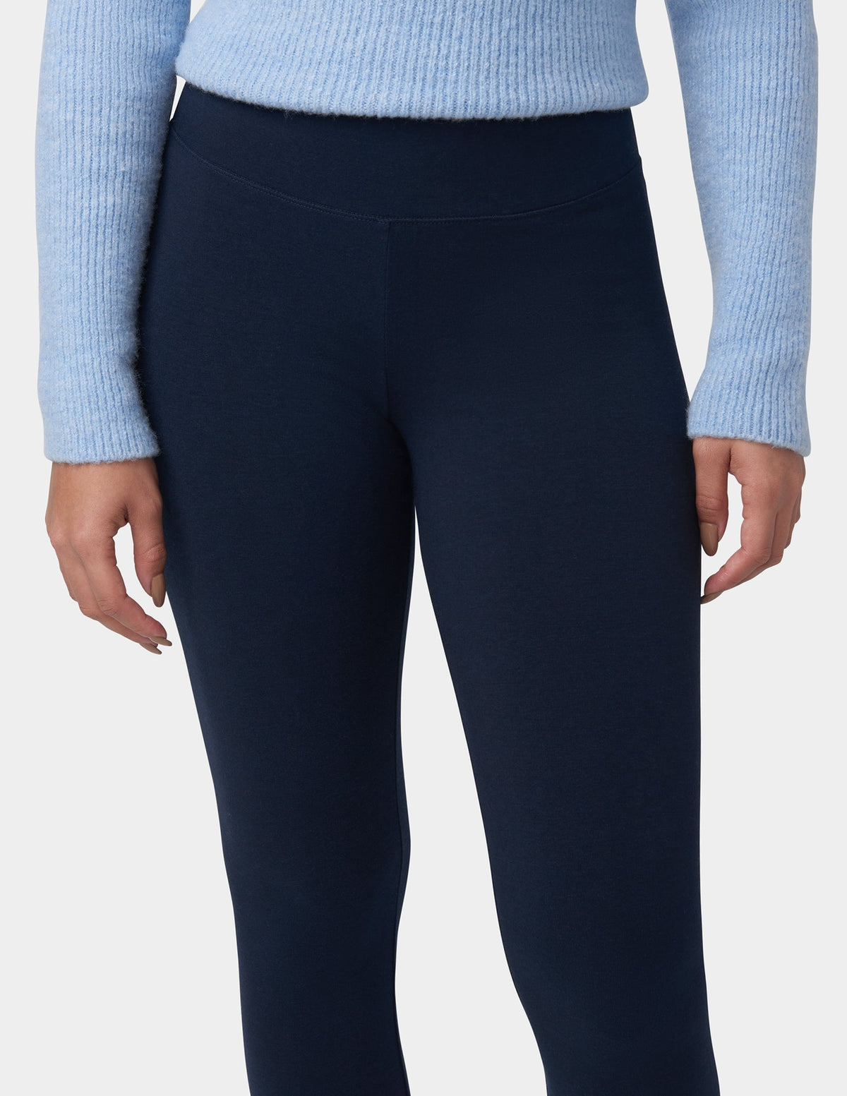 Hue Ultra Leggings with Wide Waistband - Navy