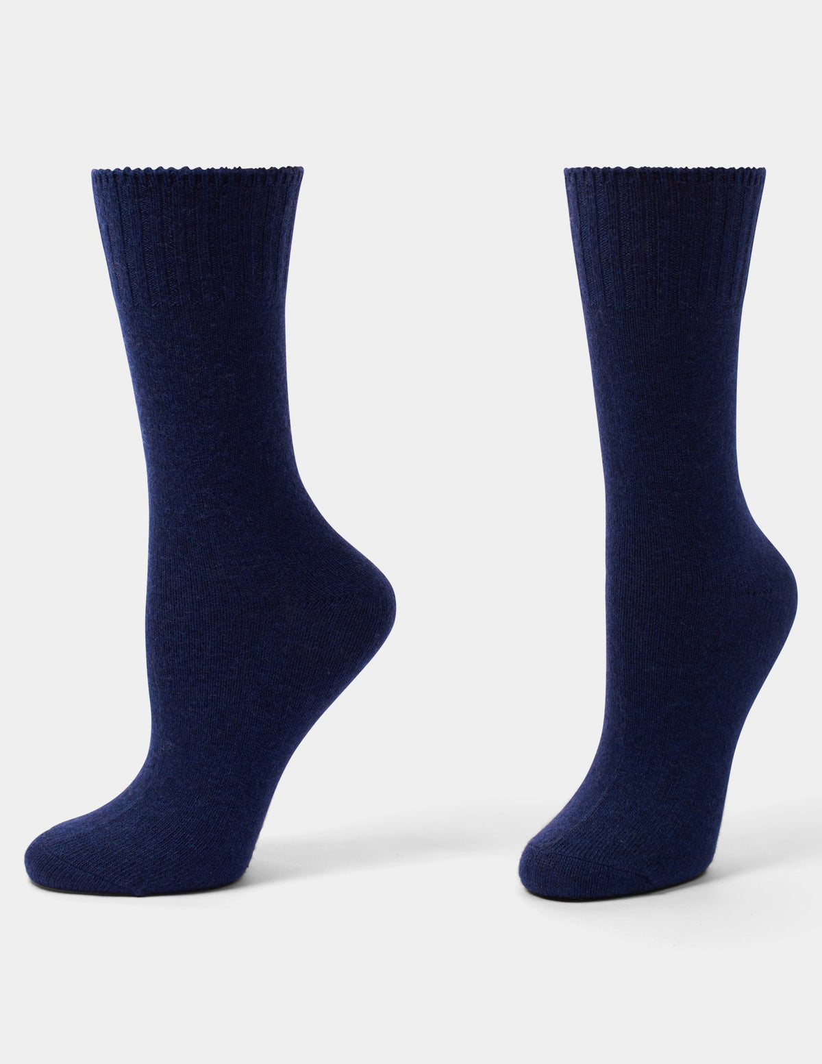 Hue Cashmere Blend Crew Sock - Medieval