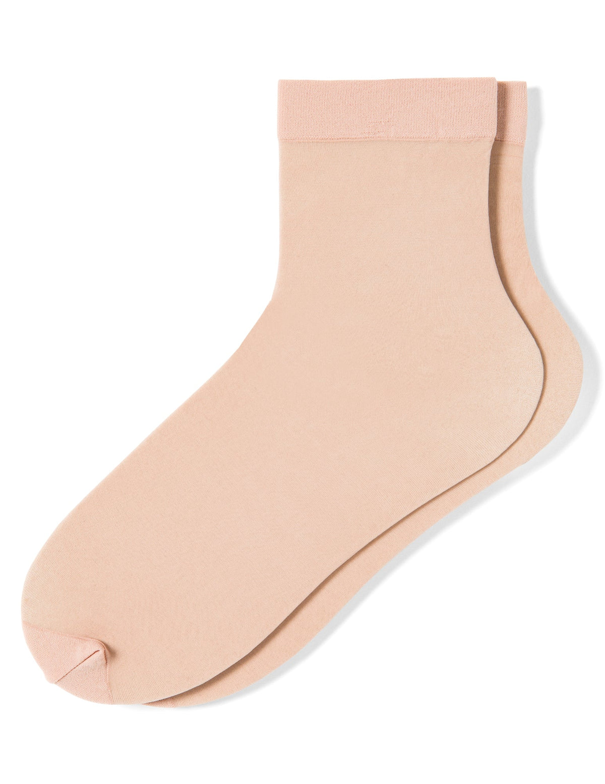 Hue Sheer Anklet 3 Pair Pack - Natural