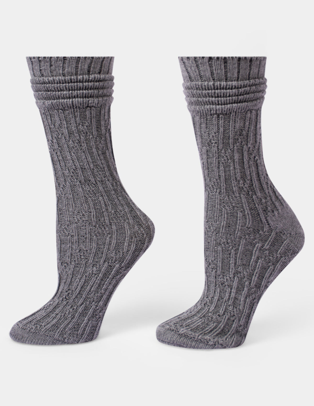 Hue Bubble Cable Boot Sock 2 Pair Pack - Pink