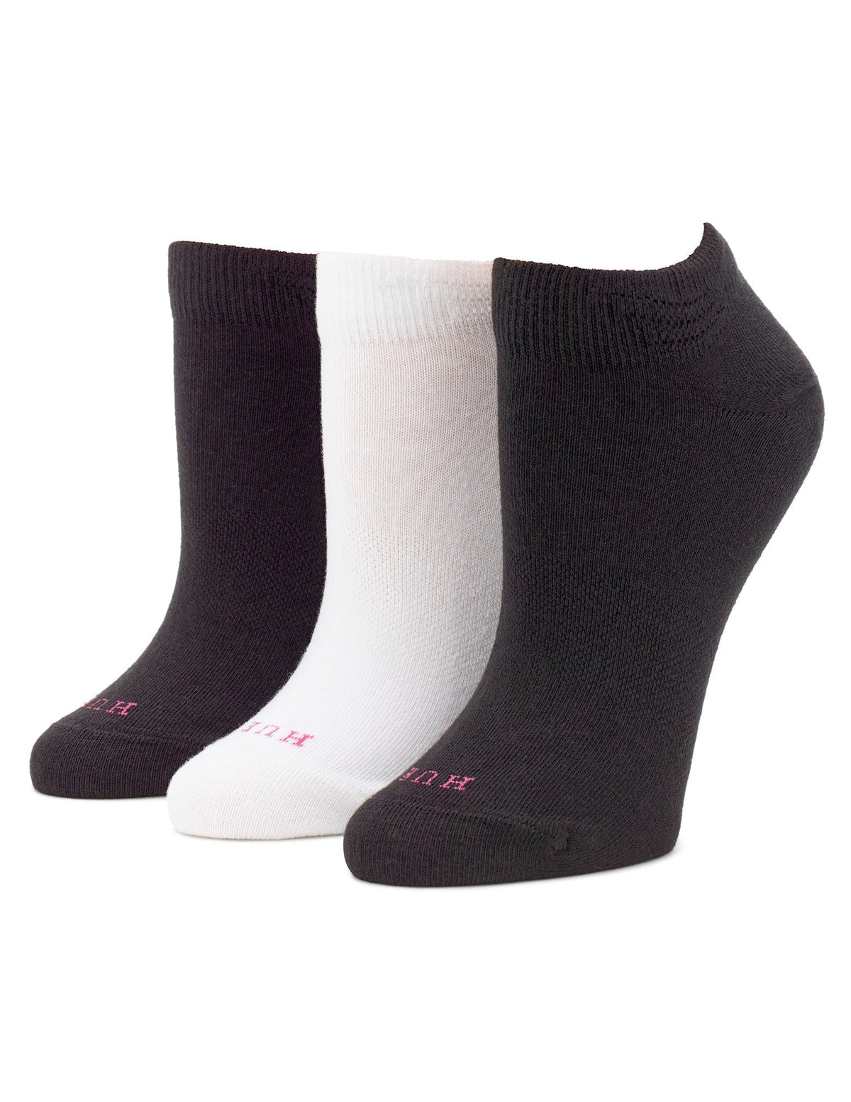 Hue The Perfect Sneaker LowCut 3 Pair Pack - Black/White