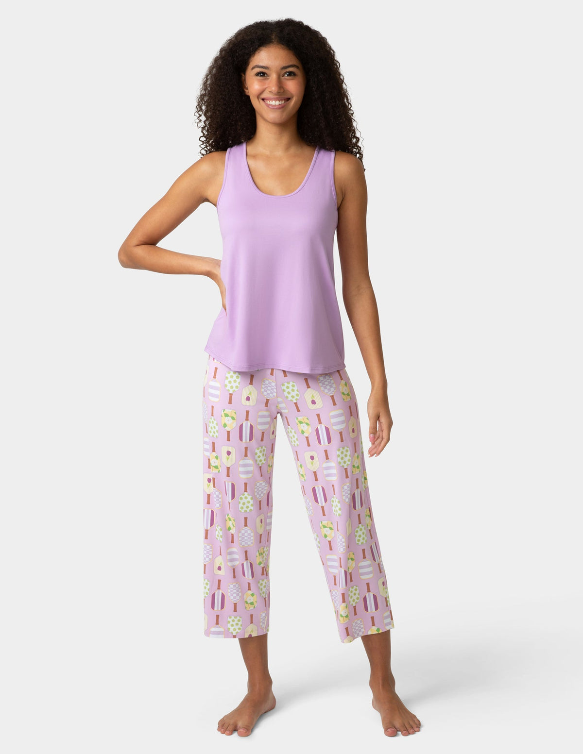 Hue Mama Jama 3 Piece PJ Set - African Violet