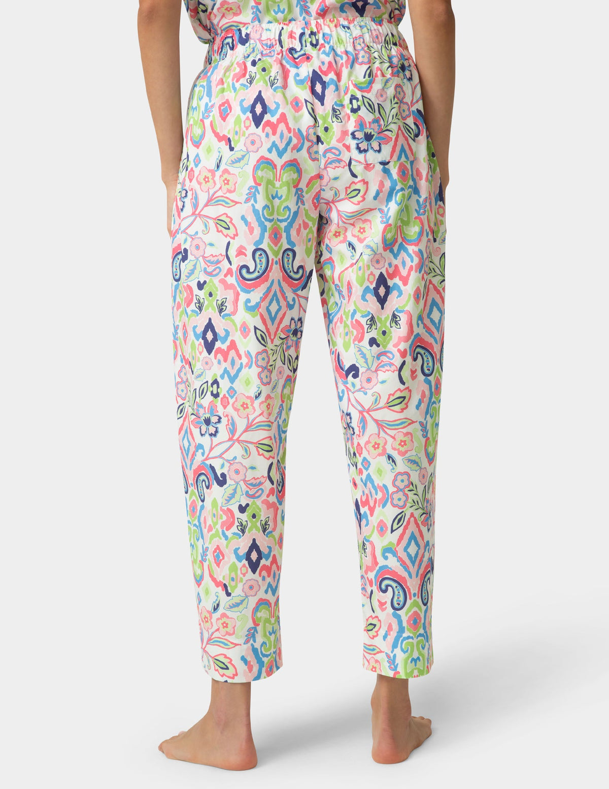 Hue Poplin PJ Pant - Bright White