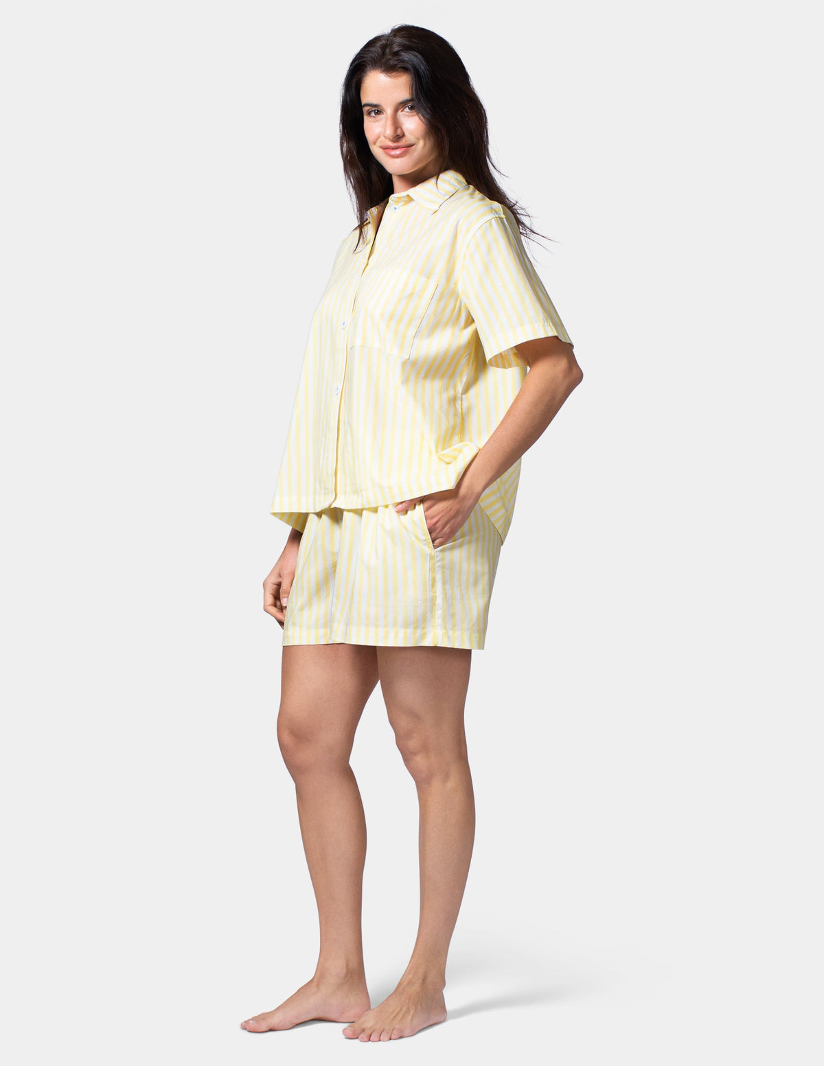 Hue Ultra Soft Poplin PJ Boxer - Sunshine