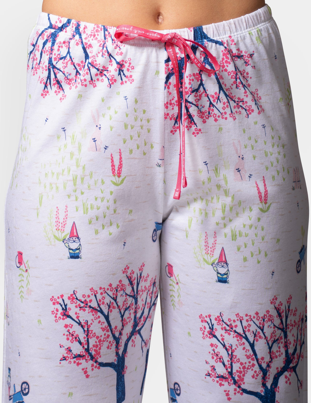 Hue Spring Ready PJ Capri - Bright White