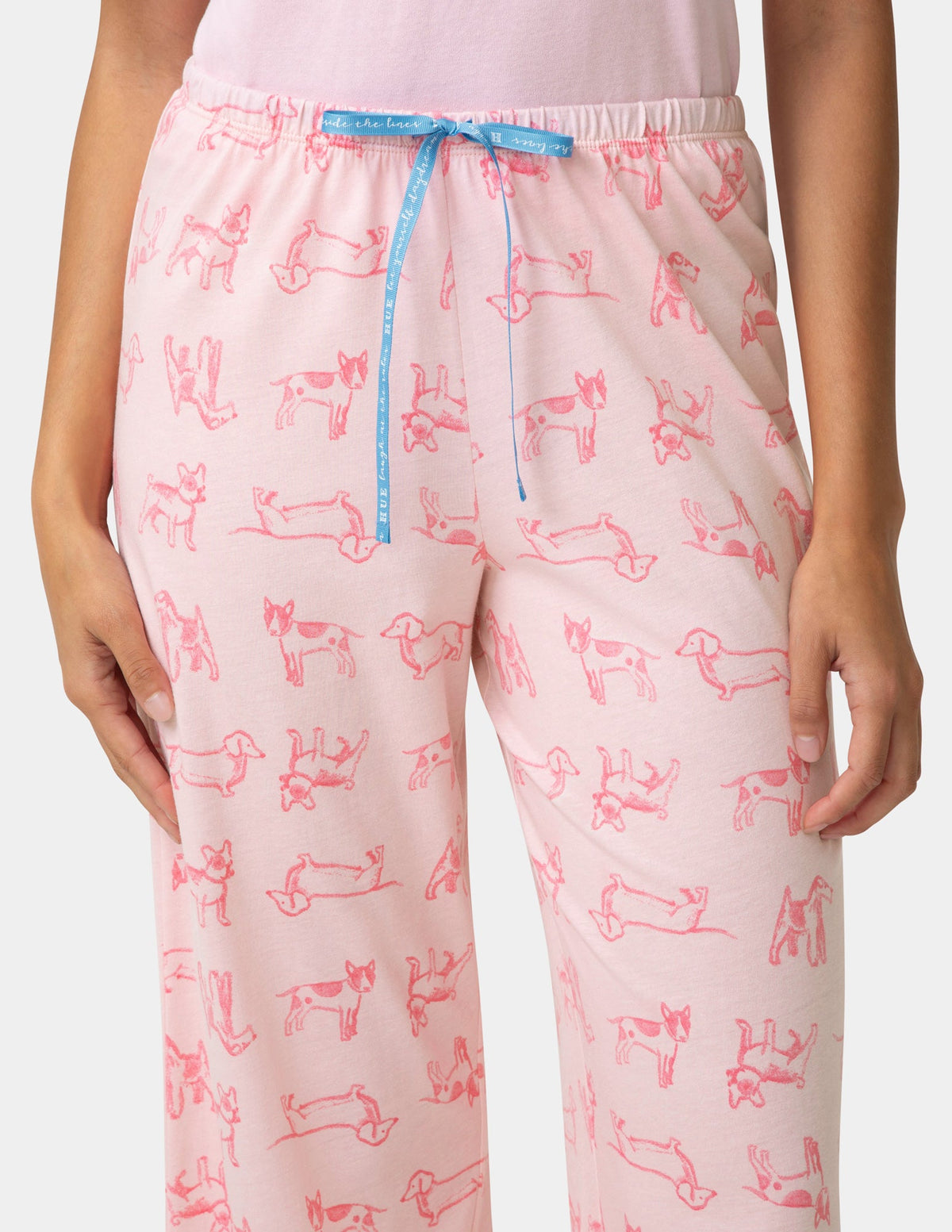 Hue Prized Pups PJ Capri - Almond Blossom