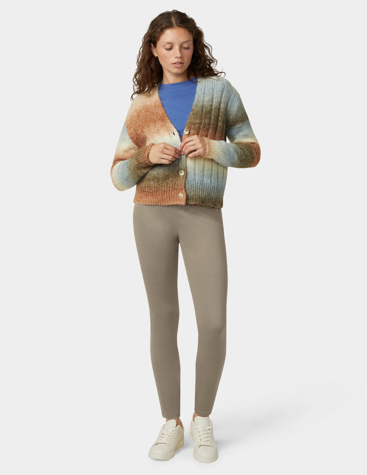 Hue Ultra Soft Denim Legging - White Pepper