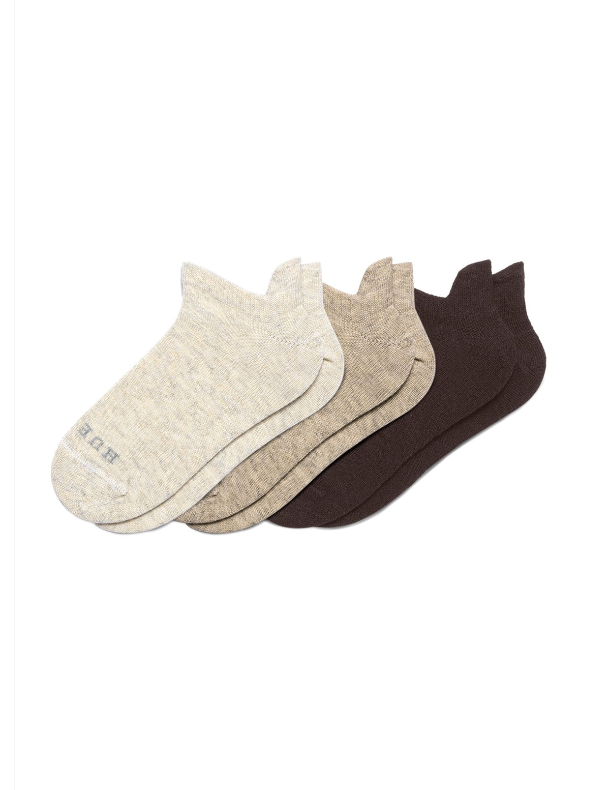 Hue Wool Blend Tab Back 3 Pair Pack - Neutrals Pack
