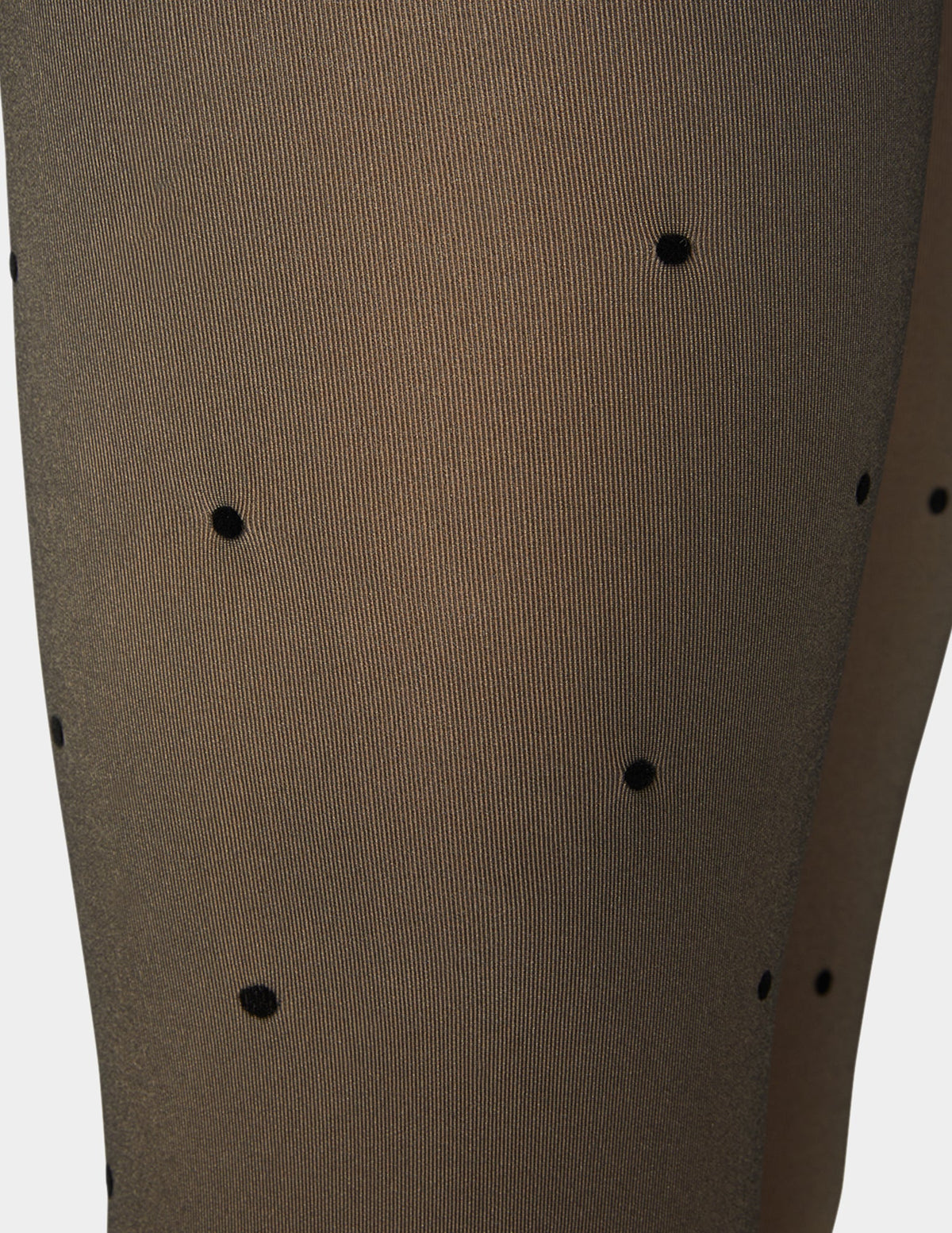 Hue Faux Sheer Polka Dot Tight - Black