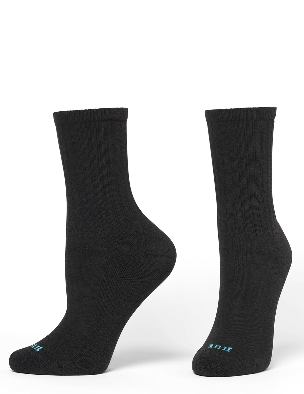 Hue Air Cushion Sport Crew 3 Pair Pack - Black