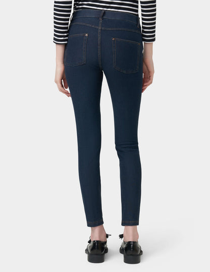 Hue Essential Denim Leggings - Deep Indigo Wash
