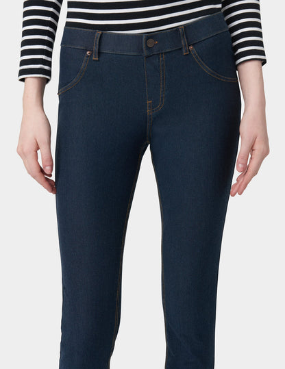 Hue Essential Denim Leggings - Deep Indigo Wash