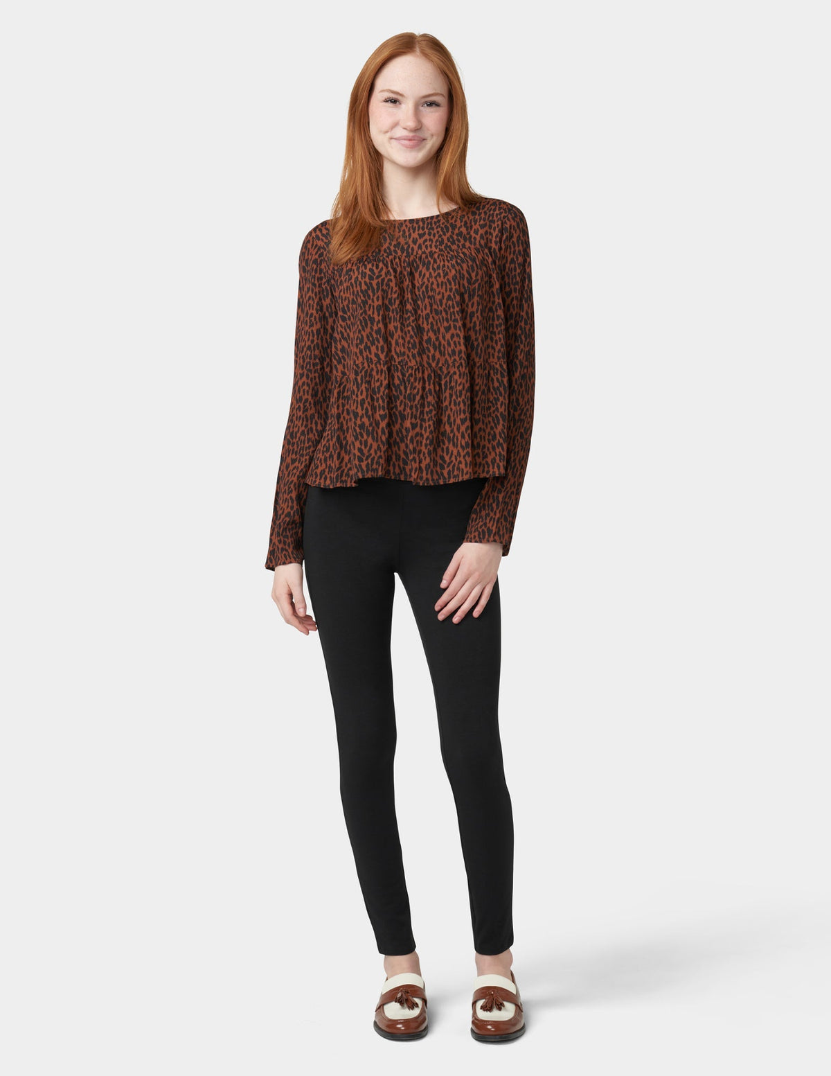 Hue Wide Waistband Blackout Cotton Leggings - Black