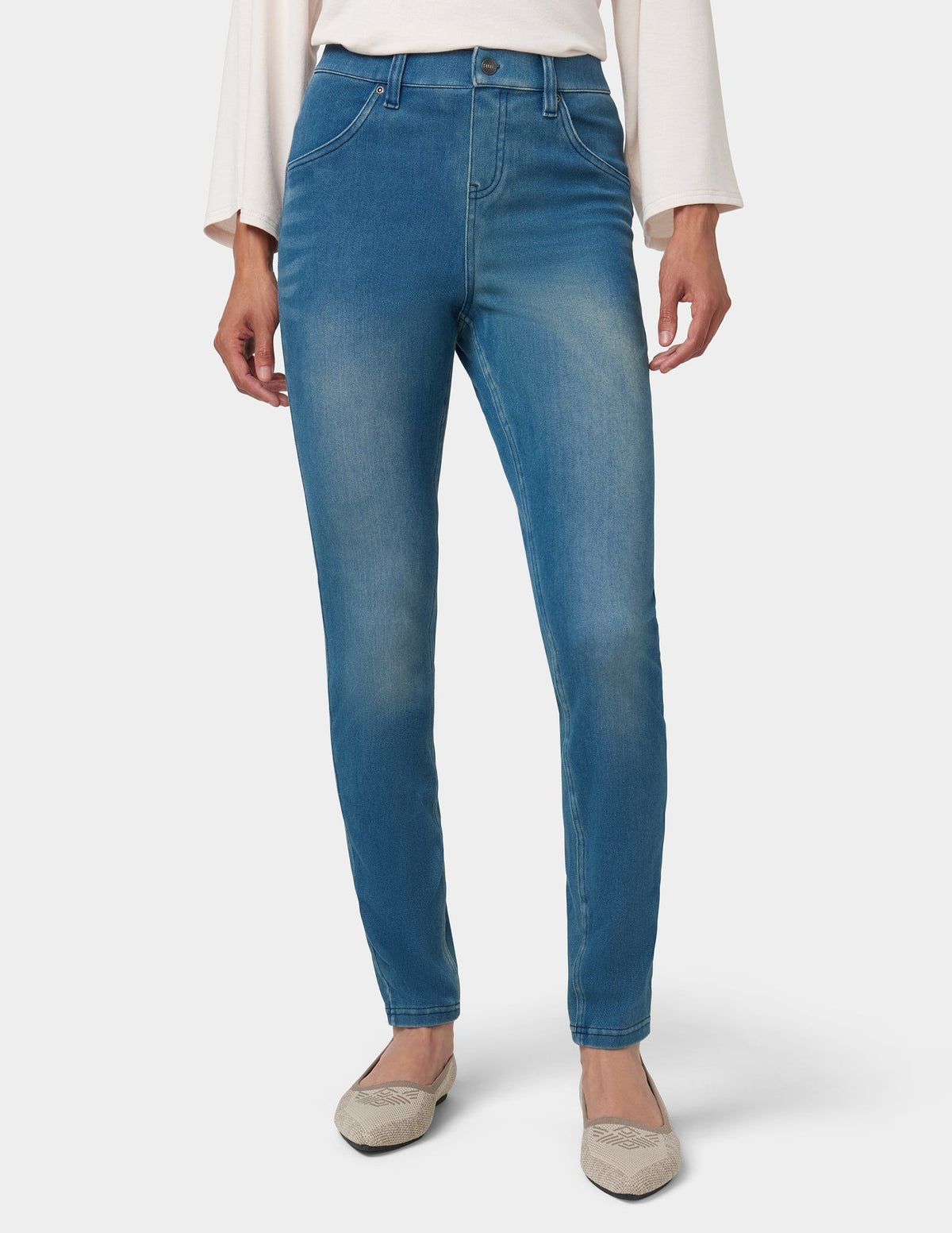 Hue Ultra Soft Denim Legging - Windsor Blue Wash