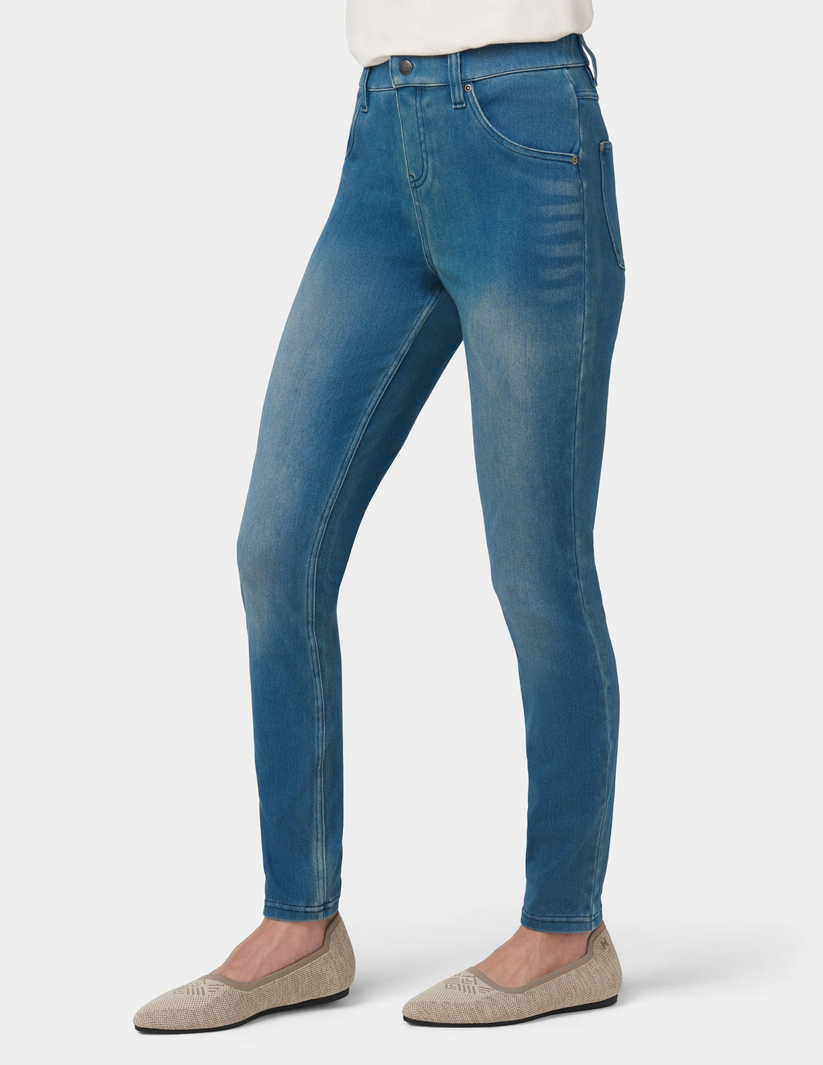 Hue Ultra Soft Denim Legging - Windsor Blue Wash