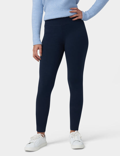 Hue Ultra Leggings with Wide Waistband - Navy