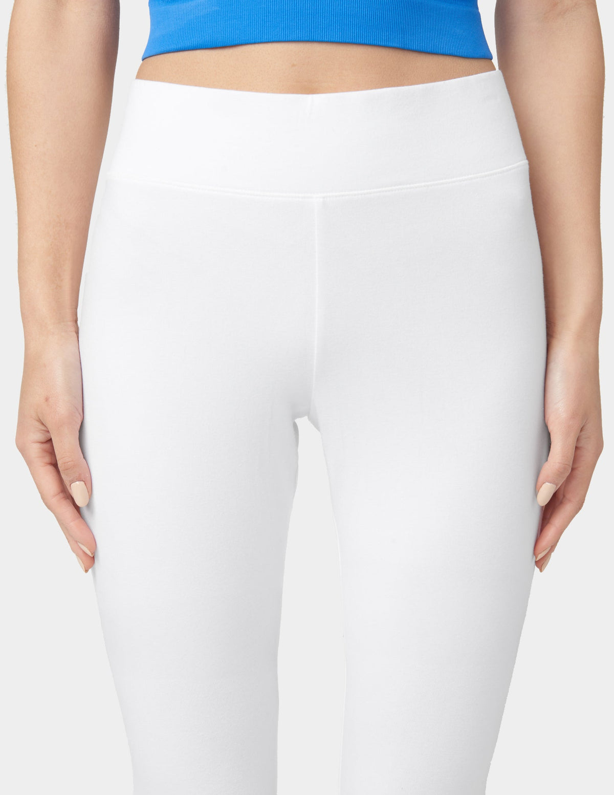 Hue Ultra Leggings with Wide Waistband - White