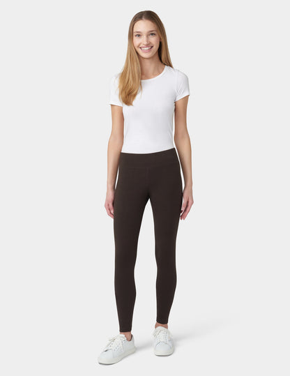 Hue Ultra Leggings with Wide Waistband - Espresso