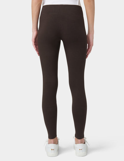 Hue Ultra Leggings with Wide Waistband - Espresso