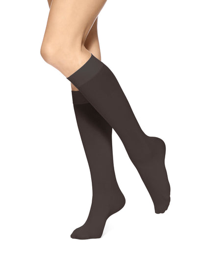 Hue HUE Soft Opaque Knee Hi - Espresso