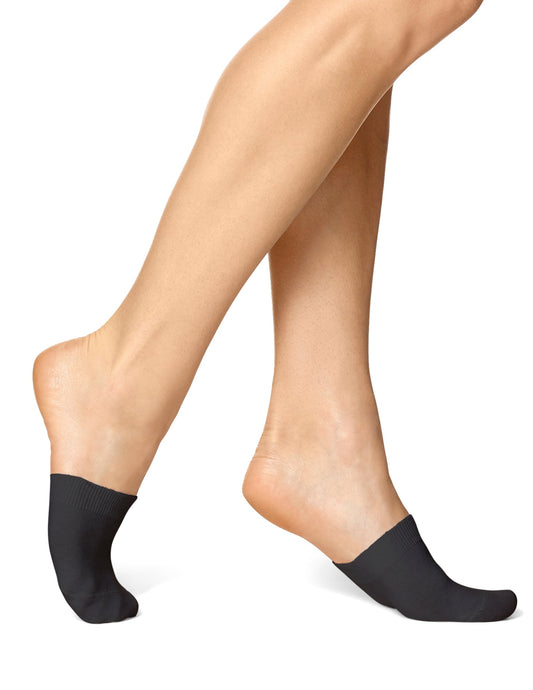 Hue Cotton Toe Topper - Black