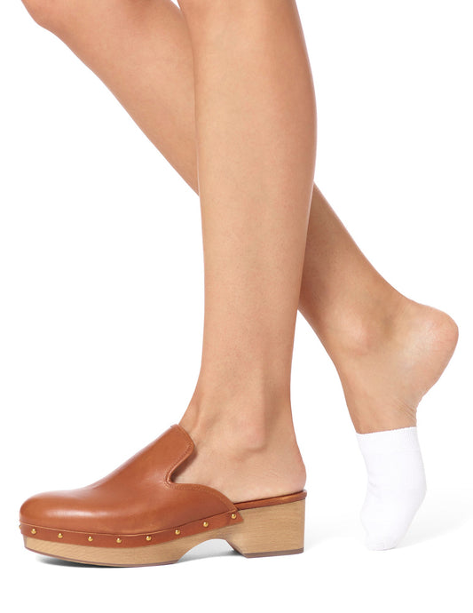 Hue Cotton Toe Topper - White