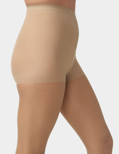 Hue Age Defiance Control Top Pantyhose - Natural
