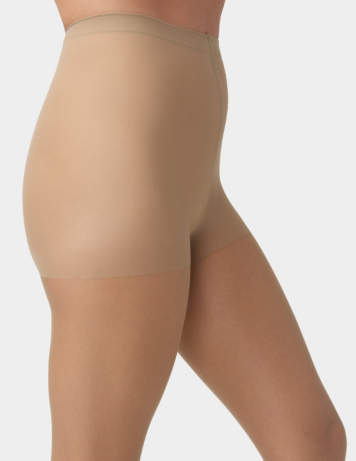 Hue Age Defiance Control Top Pantyhose - Tan