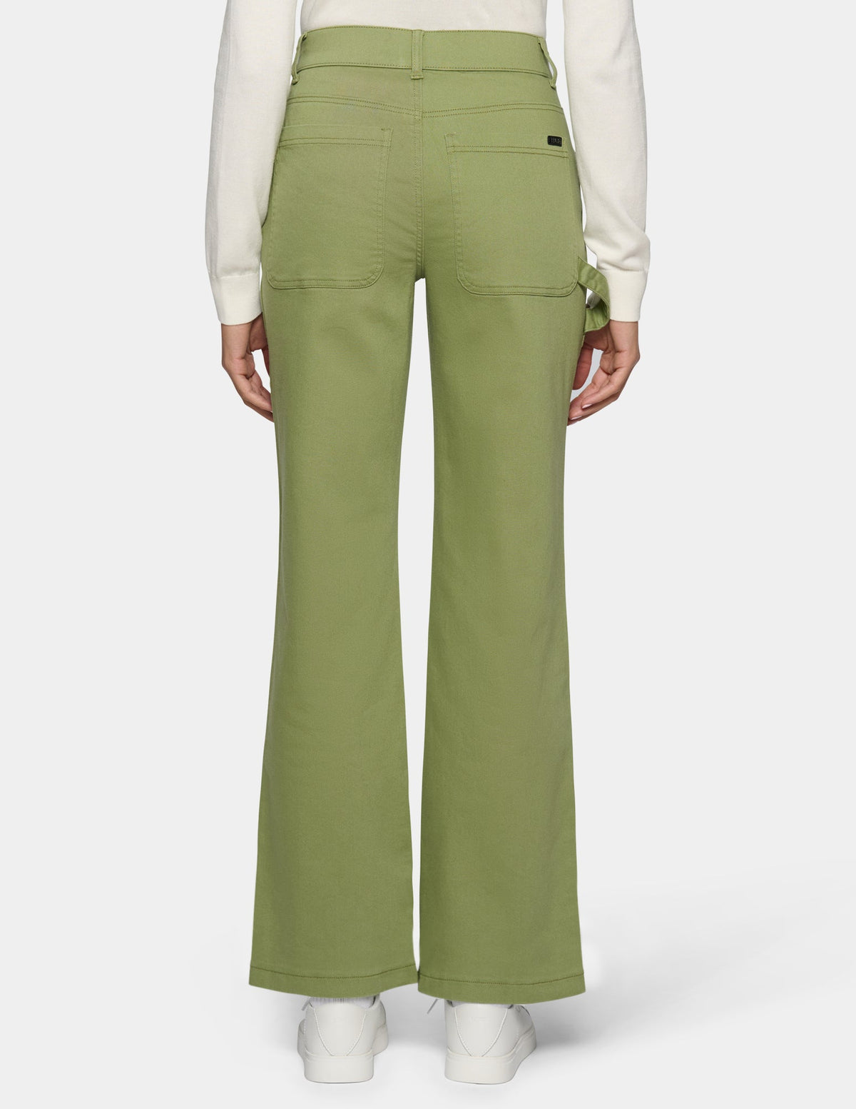 Hue Soft Canvas Utility Pant - Olive