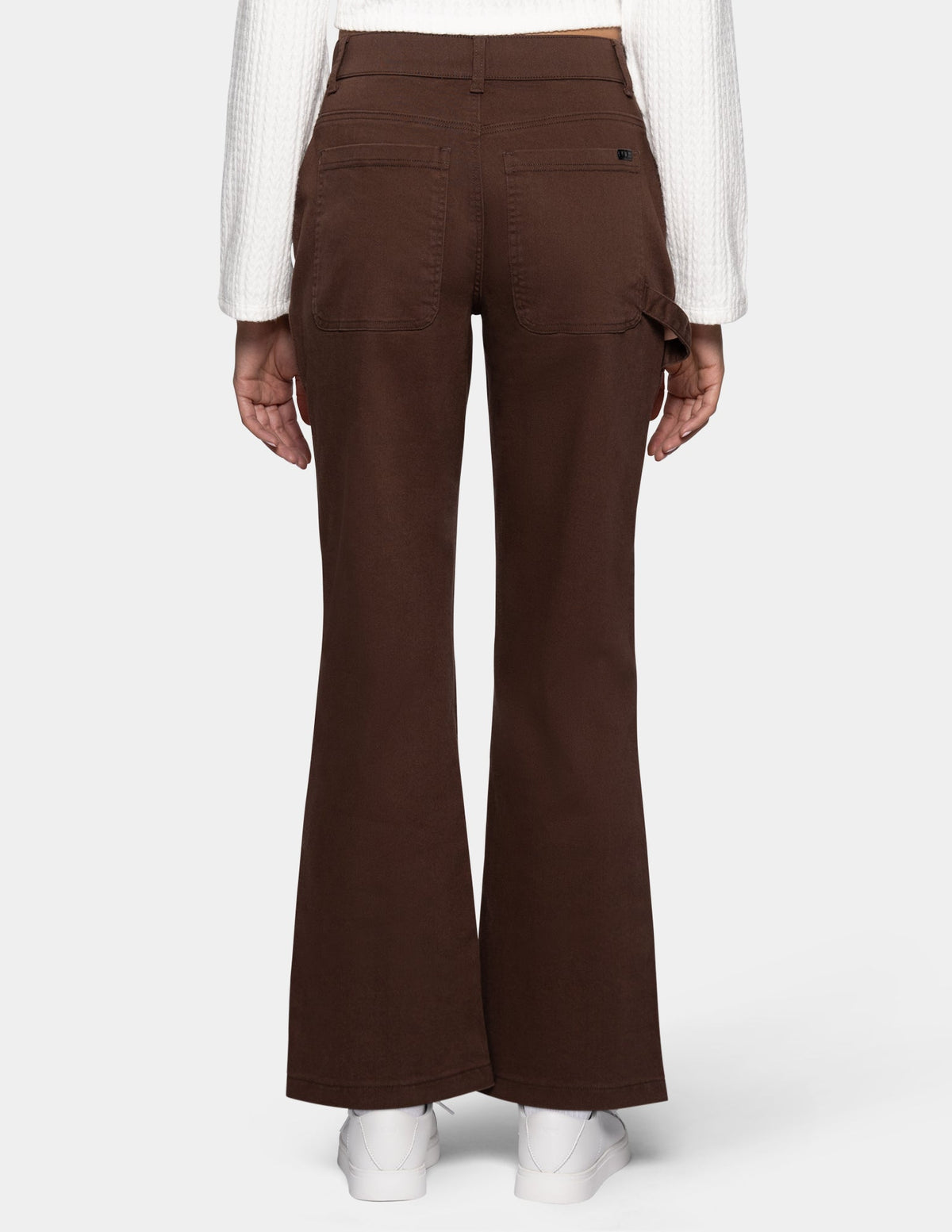 Hue Soft Canvas Utility Pant - Shaved Chocolate