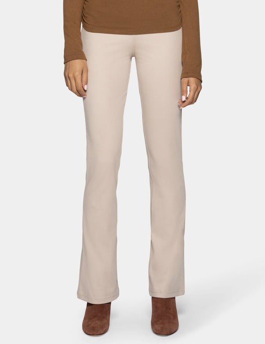 Hue Ultra Soft Denim Baby Bootcut - Mushroom