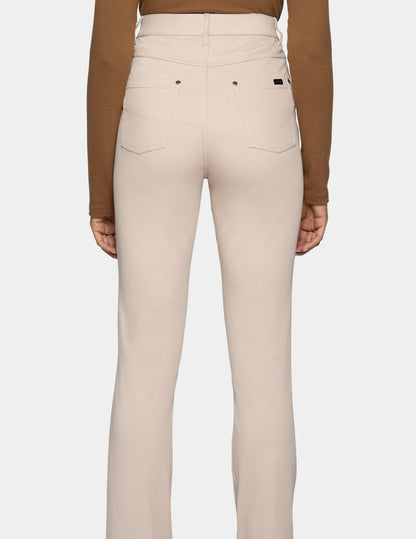 Hue Ultra Soft Denim Baby Bootcut - Mushroom