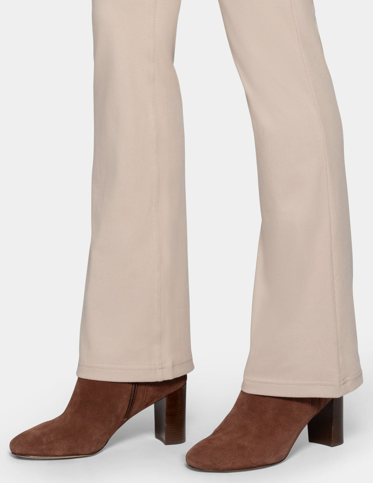 Hue Ultra Soft Denim Baby Bootcut - Mushroom