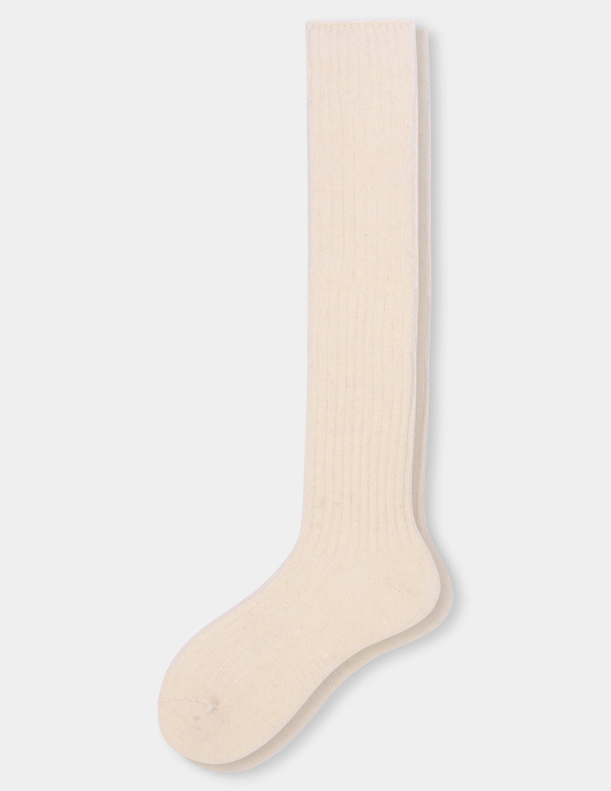 Hue Cashmere Blend Knee Sock - Ivory