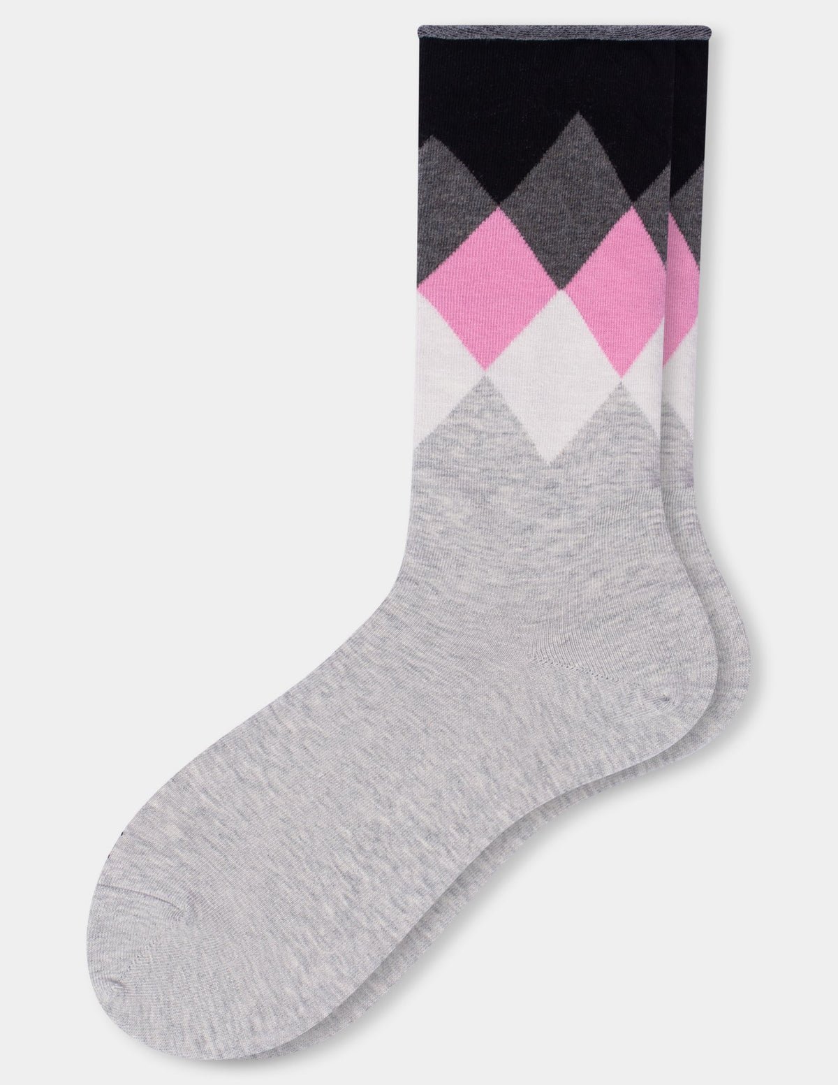 Hue Jeans Sock Crew - Ombre Argyle