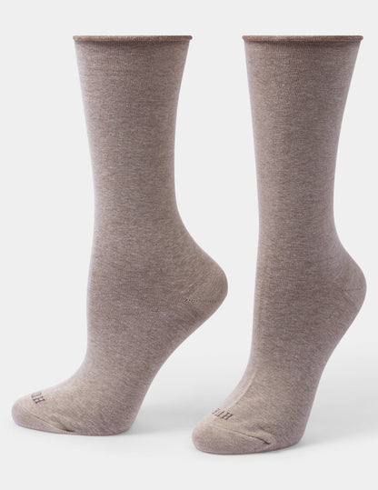 Hue Jeans Socks Crew 3 Pair Pack - Ivory Animal