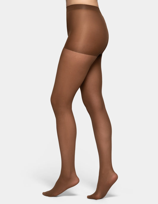 Hue Sheer Tights with Control Top - Cocoa