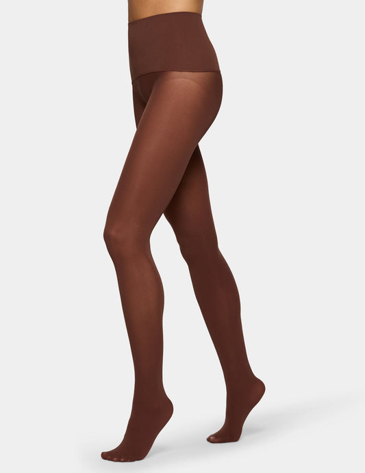 Hue Yoga Waist Tight - Brown
