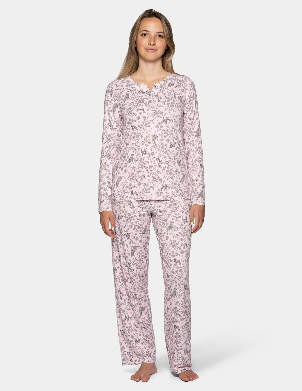 Hue Timeless Jersey PJ Set - Ballerina