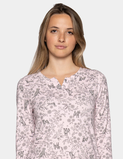 Hue Timeless Jersey PJ Set - Ballerina