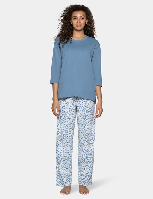 Hue On The Level Leo PJ Pant - Egret