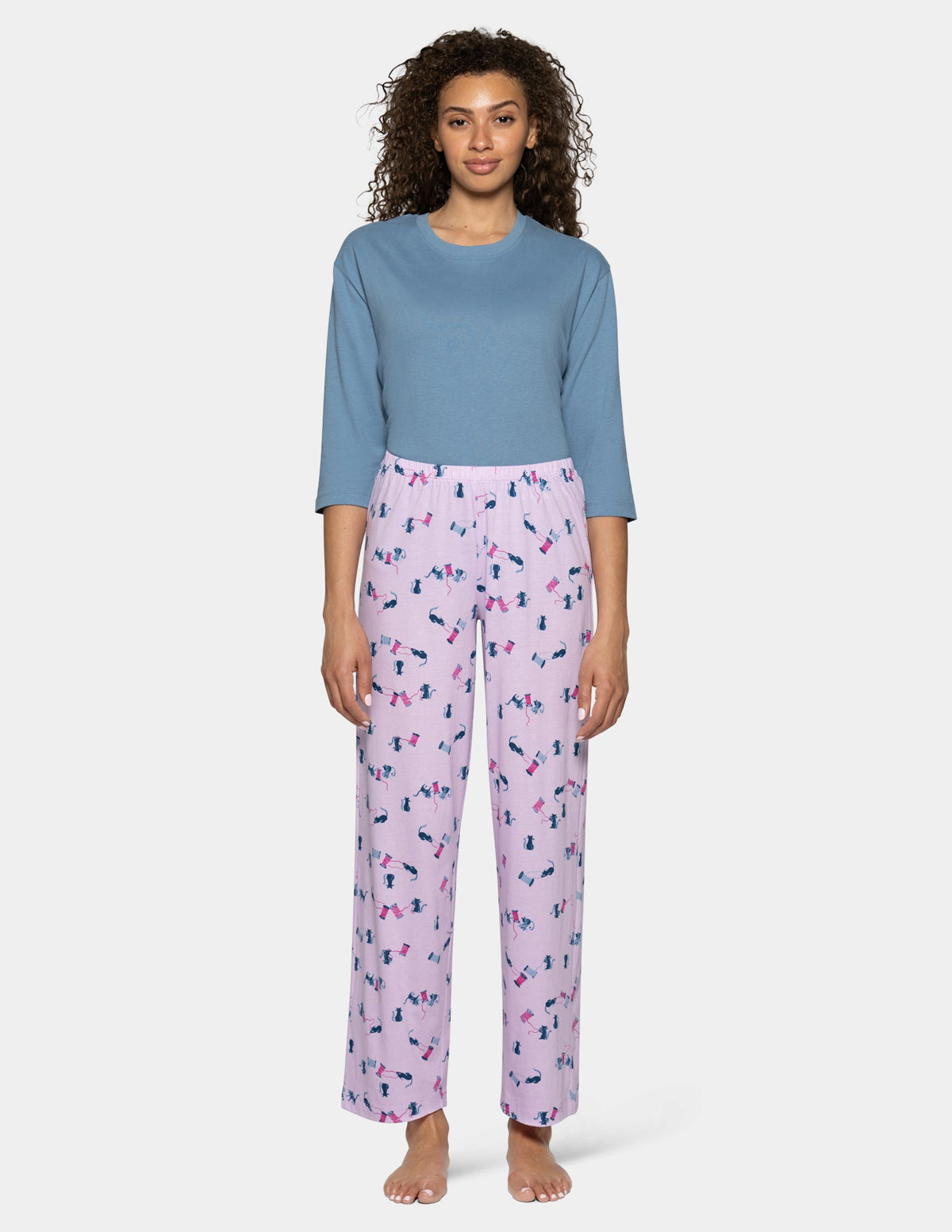 Hue Spooling Around PJ Pant - Violet Dusk
