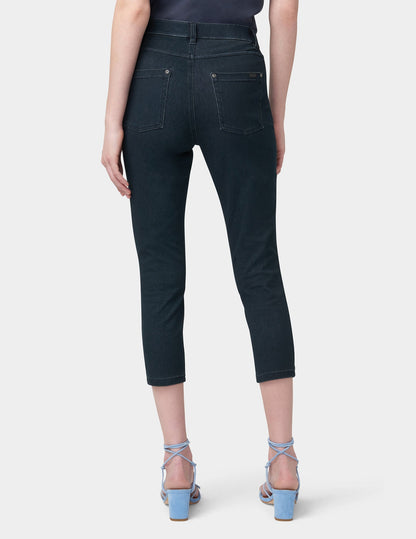Hue Hi-Rise Ultra Soft Denim Capri Legging - Midnight Rinse