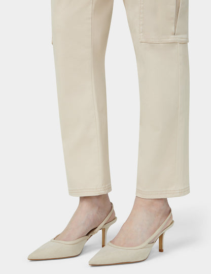 Hue Chinosoft Tapered Cargo Pants - Linen