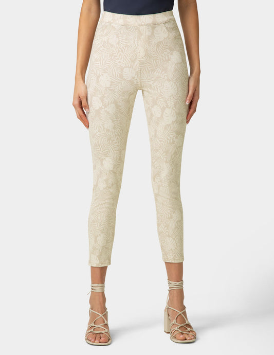 Hue Tonal Ultra Soft Denim Skimmer - White Pepper