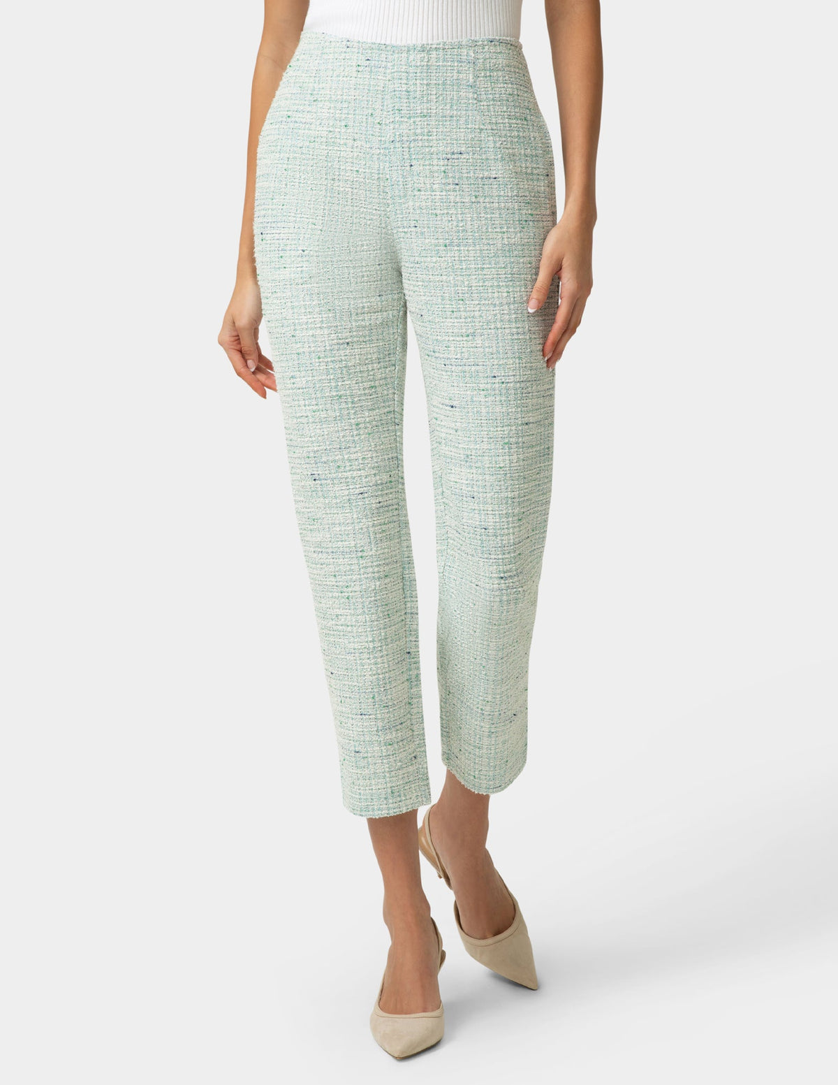 Hue Stretch Boucle Skimmer - Mint