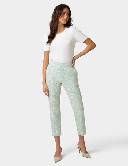 Hue Stretch Boucle Skimmer - Mint