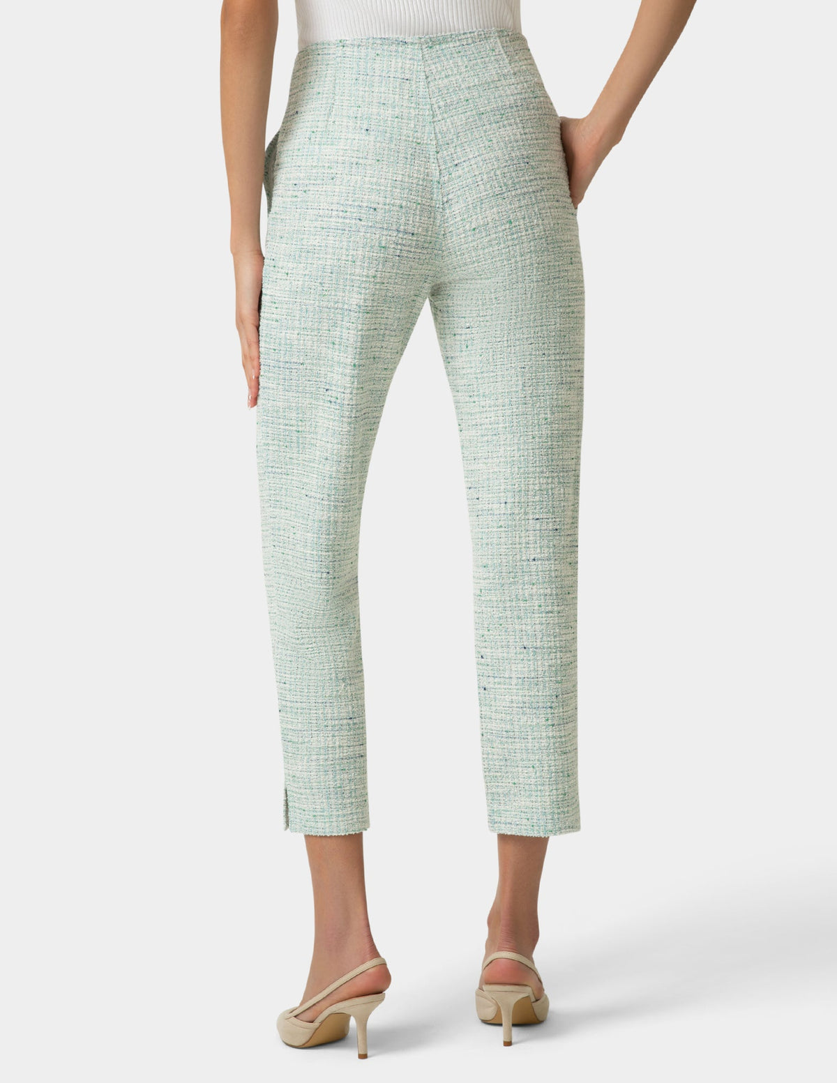 Hue Stretch Boucle Skimmer - Mint