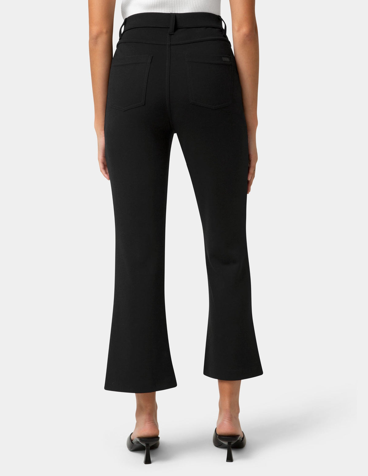 Hue Double Soft Jersey Kick Flare Pant - Black